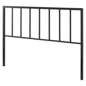 Full size Modern Classic Black Metal Headboard