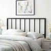 Full size Modern Classic Black Metal Headboard