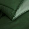 King/Cal King Traditional Microfiber Reversible 3 Piece Comforter Set in Green