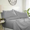 Queen size 6 Piece Wrinkle Resistant Microfiber Polyester Sheet Set