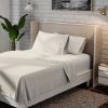 King size Ivory Beige Off-White Cream Color Certified Organic Cotton Sheet Set