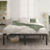 King 18-inch Metal Platform Bed Frame with Under-Bed Storage Space