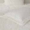 King/CAL King Reversible Soft Sherpa Faux Fur 3-Piece Comforter Set in Ivory