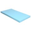 King size 3-inch Thick Gel-Infused Air Foam Mattress Topper in Light Blue