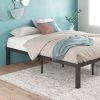 Twin size Modern 16-inch Sturdy Steel Metal Platform Bed Frame