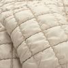 Twin/XL Soft Lightweight Puff Textured 2-Piece Comforter Set in Neutral Tan