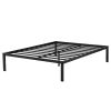 Queen size 16-inch High Heavy Duty Metal Platform Bed Frame