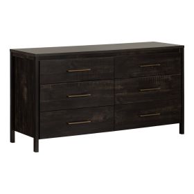 Modern Java 6 Drawer Double Dresser