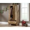 FarmHouse Modern Oak Drawer and Garment Rod Wardrobe Armoire