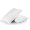 Set of 2 Machine Washable Down Feather Blend Pillow in Standard/Queen size