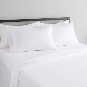 Twin 3-Piece Egyptian 100-Percent Cotton 1000 Thread Count Sheet Set - White