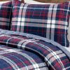 Twin/XL Farmhouse Plaid 2 Piece Lightweight Reversible Quilt Set