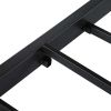 Twin size 16-inch High Heavy Duty Metal Platform Bed Frame