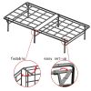 Twin XL Heavy Duty Foldable Metal Platform Bed Frame